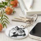 ウルフ キーホルダー (正面右)