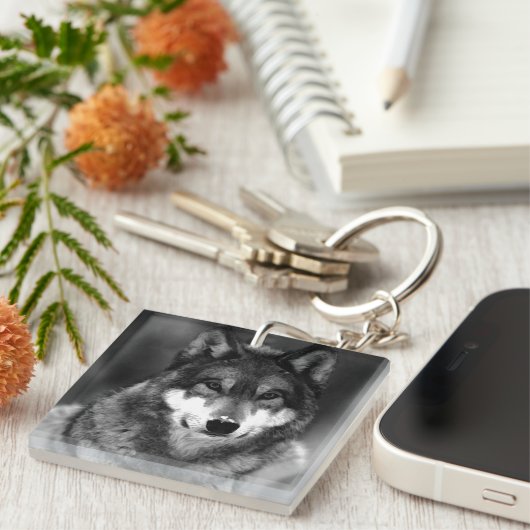 ウルフ キーホルダー (正面右)