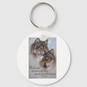 ウルフ キーホルダー (正面)