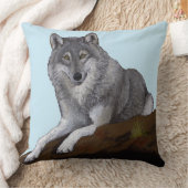 ウルフ クッション (ブランケット)