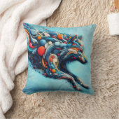 ウルフ クッション (ブランケット)