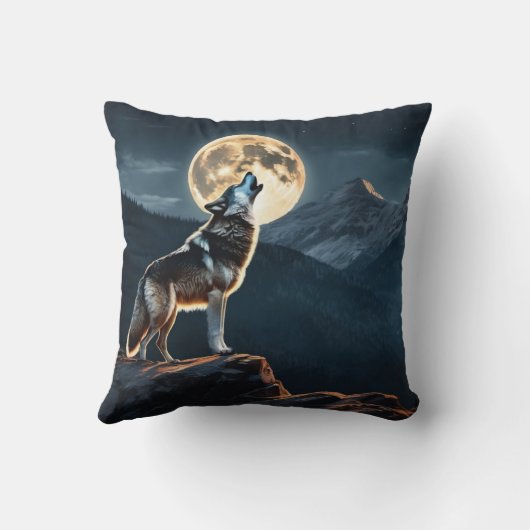 ウルフ クッション (裏面)