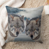 ウルフ クッション (ブランケット)