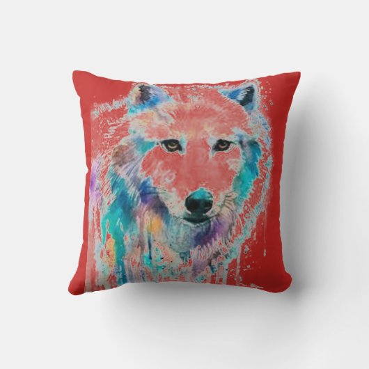 ウルフ  クッション (裏面)