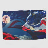 ウルフ ゴルフタオル (横)