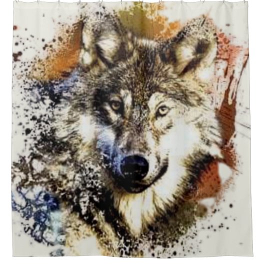 ウルフ シャワーカーテン (正面)