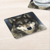 ウルフ スクエアペーパーコースター (アングル)