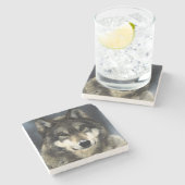 ウルフ ストーンコースター (横)