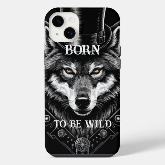 ウルフ スマホケース iPhoneケース (裏面)