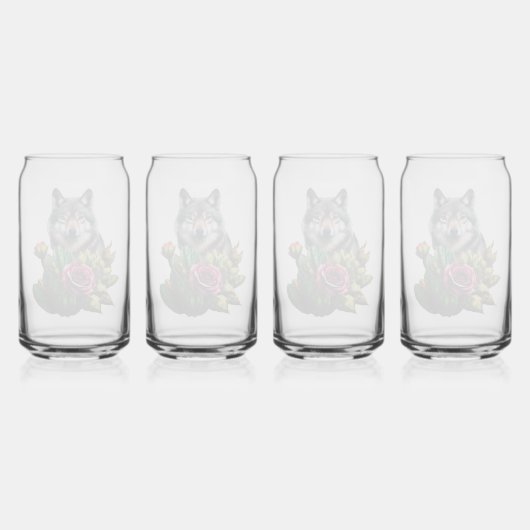 ウルフ・スリー ガラス缶 (裏面)