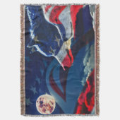 ウルフ スローブランケット (正面縦)