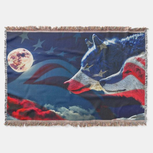 ウルフ スローブランケット (正面)