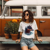 ウルフ ダブルエクスポージャー Tシャツ