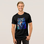 ウルフ トライブレンドTシャツ (正面全面)