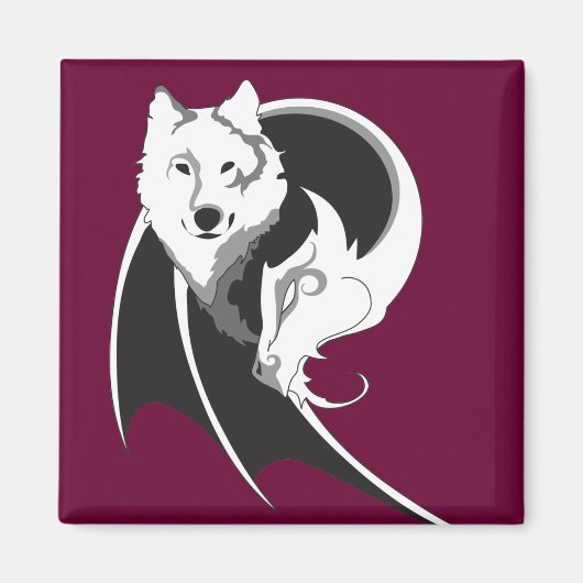 ウルフ&ドラゴンマグネット マグネット (正面)