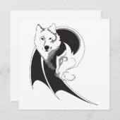 ウルフ&ドラゴン招待状 招待状 (正面/裏面)