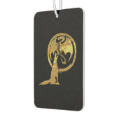 ウルフ&ドラゴン金ゴールドブラックカーエアーフレッシュナー カーエアーフレッシュナー (左)