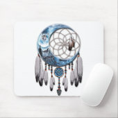 ウルフ・ドリームキャッチャー マウスパッド (マウス)