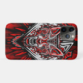 ウルフ・ハイダ部族トーテムデザイン Case-Mate iPhoneケース (裏面(横))