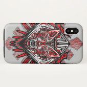 ウルフ ハイダ部族トーテム デザイン Case-Mate iPhoneケース (裏面(横))