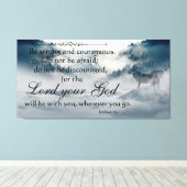 ウルフ・バイブル・バース キャンバスプリント (インサイチュ (ウッドフロア))