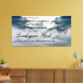 ウルフ・バイブル・バース キャンバスプリント (インサイチュ (リビング))