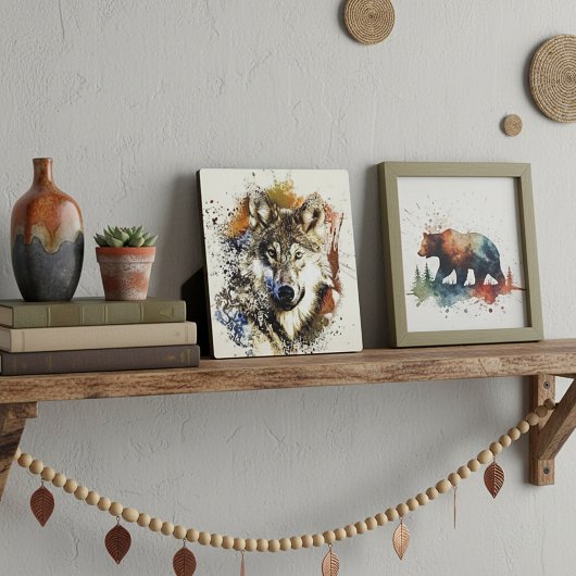 ウルフ フォトプラーク