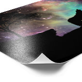 ウルフ フォトプリント            (角)