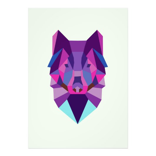 ウルフ フォトプリント            (正面)