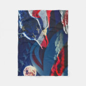 ウルフ フリースブランケット (正面)