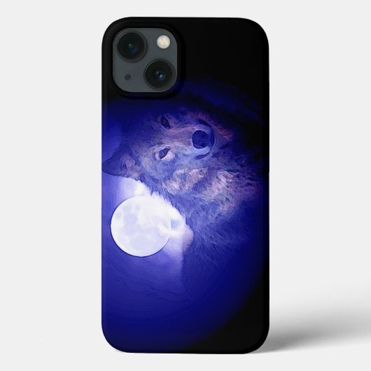 ウルフ&ブルーナイト Case-Mate iPhoneケース (裏面)
