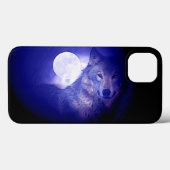 ウルフ&ブルーナイト Case-Mate iPhoneケース (裏面 (横))