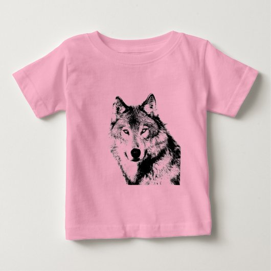 ウルフ ベビーTシャツ (正面)