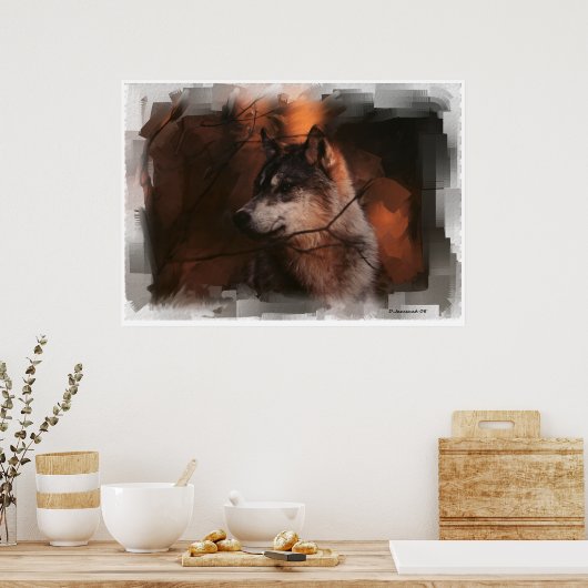 ウルフ ポスター (キッチン)