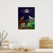 ウルフ ポスター (キッチン)