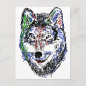 ウルフ ポストカード (正面)