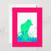 ウルフ ポストカード (正面/裏面)