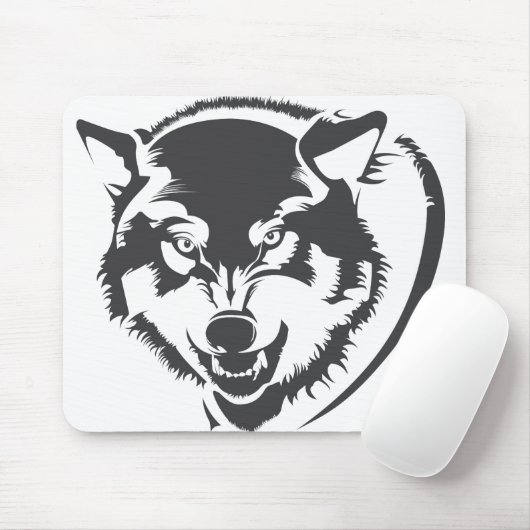 ウルフ マウスパッド (マウス)