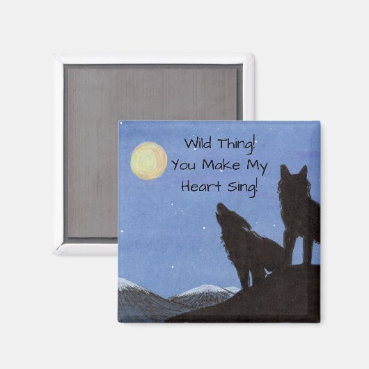 ウルフ マグネット (正面/裏面)