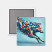 ウルフ マグネット (正面/裏面)