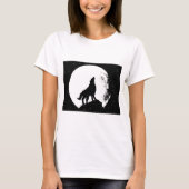 ウルフ&ムーンシルフット Tシャツ (正面)