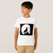 ウルフ&ムーンシルフット Tシャツ (正面フル)