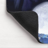 ウルフ・ムーン・アンド・マウンテンズ マウスパッド (コーナー)