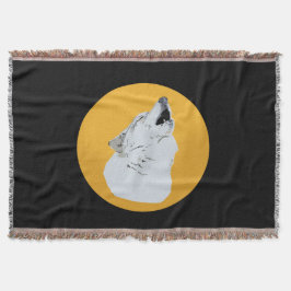 ウルフ&ムーン スローブランケット