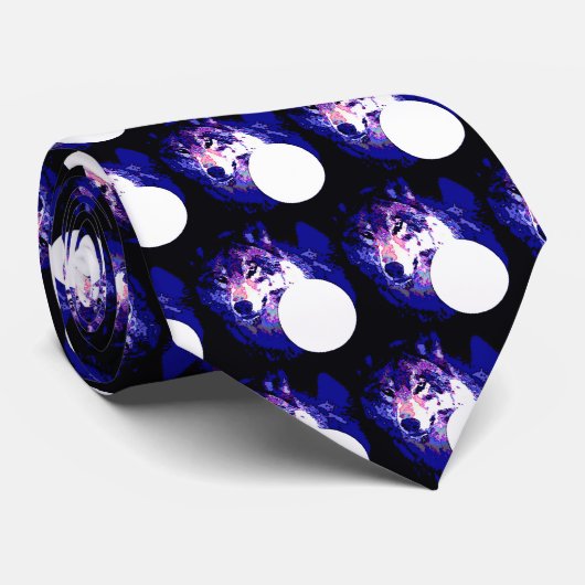 ウルフ&ムーン ネクタイ (ロール)