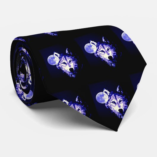 ウルフ&ムーン ネクタイ (ロール)