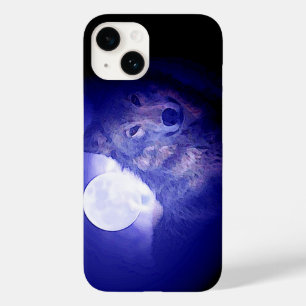 ウルフ・ムーン・ブルーナイト Case-Mate iPhone 14ケース