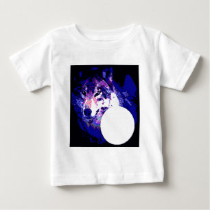 ウルフ&ムーン ベビーTシャツ