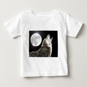 ウルフ&ムーン ベビーTシャツ