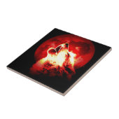 ウルフ・ムーン・レッド・スカイ タイル (側面)